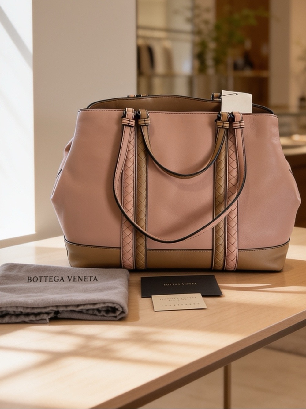 Bottega Veneta Intrecciato Corso Tote
